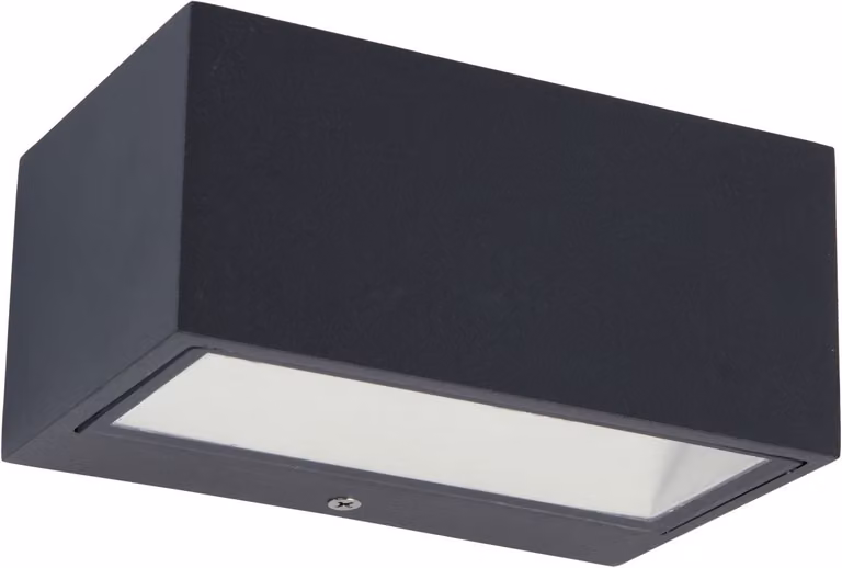 Applique da esterno a LED GEMINI antracite 10W, bianco caldo 500 lm, alluminio, dimensioni: 8,9 x 14 x 6,5 cm, IP54, Lutec