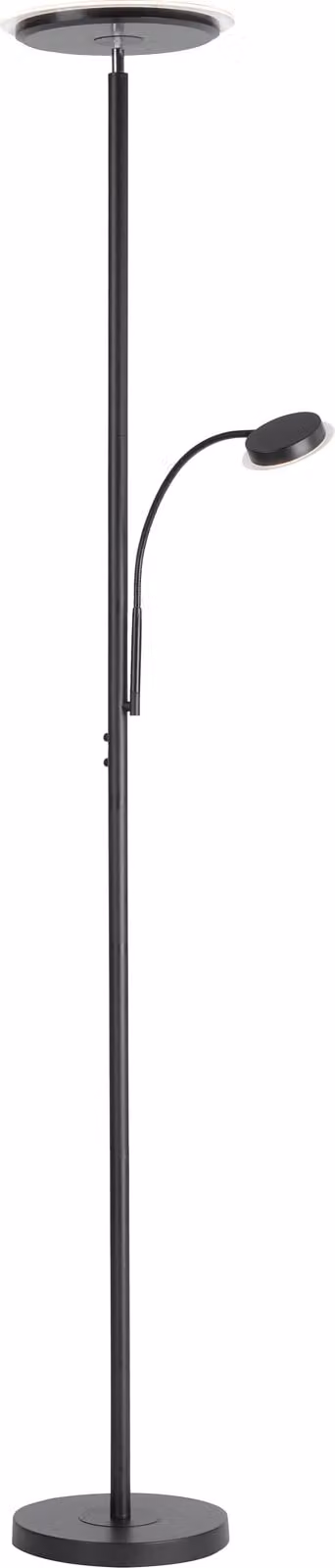 JUST LIGHT Lampada da terra a LED 11709-18 nero, 25,5 W, 2900 lm, 3000 K
