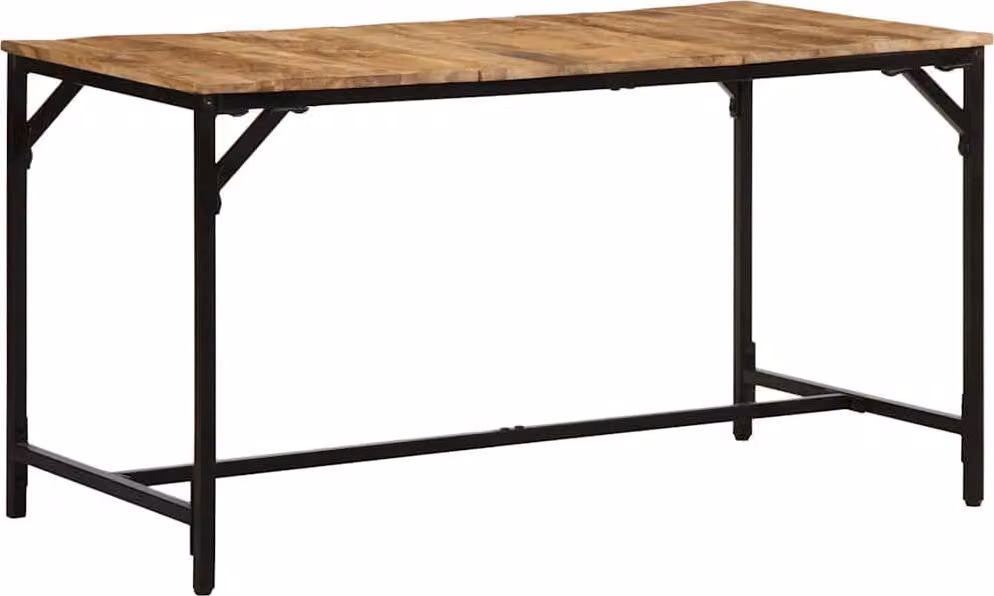 Maison Exclusive - Tavolo da pranzo 140x70x75 cm, legno massello di mango grezzo