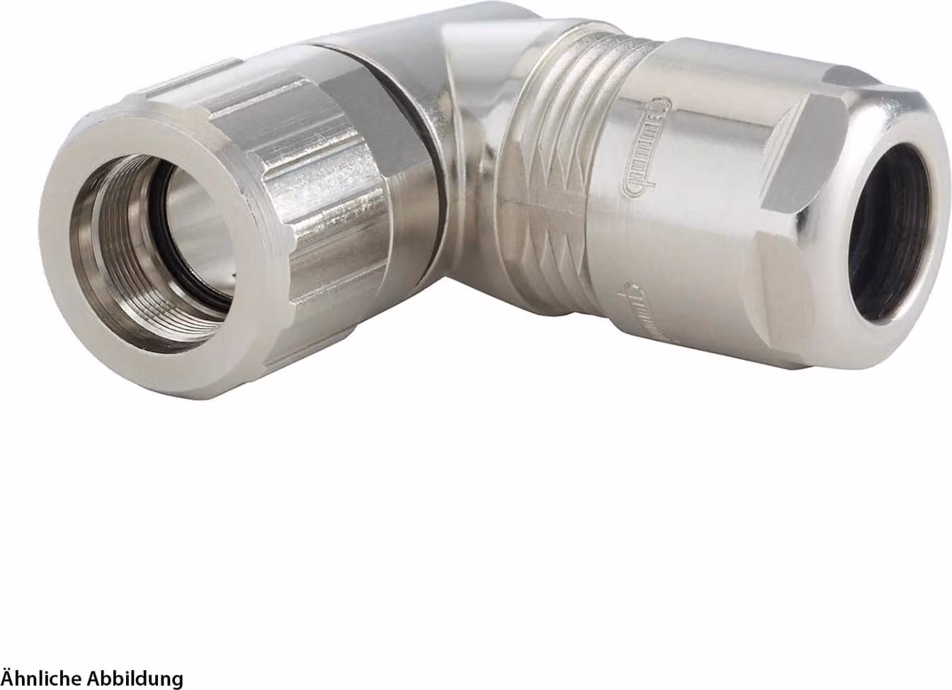 Connettori per cavi HUMMEL M12 Power per inserto femmina angolato Uscita cavo laterale, campo di serraggio 5,0 mm - 9,0 mm