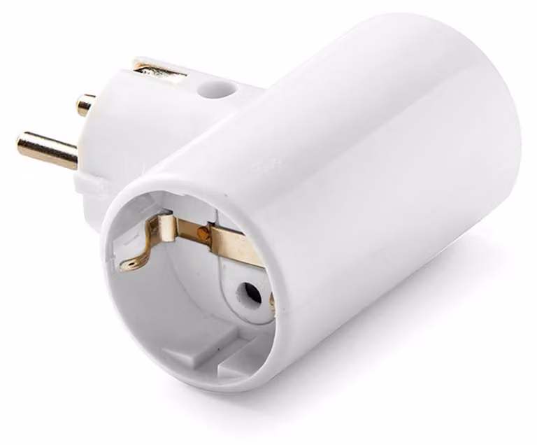 Adattatore a doppia presa Famatel, connettività doppia, 2P + messa a terra, 16-250V - Famatel