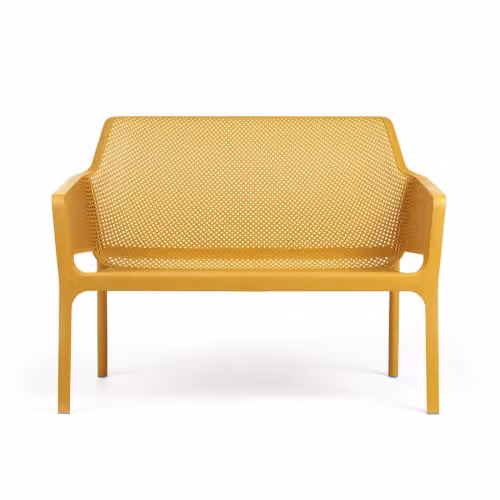 Divanetto per esterni Net Bench leggero e compatto in polipropilene fiberglas Nardi Outdoor