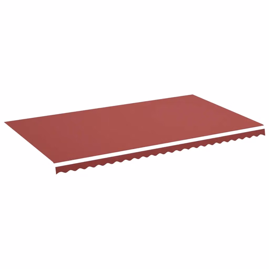 Telo di ricambio in poliestere per tenda da sole colore rosso borgogna, L: 6 m x P: 3,5 m – 2