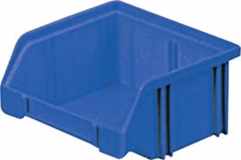 LA-KA-PE scatola portaoggetti aperta L 85 / 65 x L 105 x H 45 mm blu - LK5 BLAU