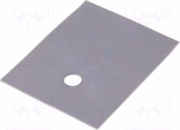Dissipatore di calore conduttivo termico: ikon SOT93, TOP3. Dimensioni: 24 mm. Dissipatore per chip SOT93 - Accessorio. Resistenza termica: 0,4 K/W