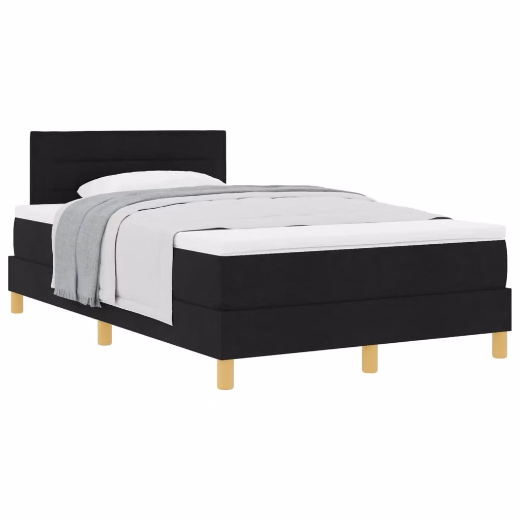 Letto ibrido moderno vidaXL in tessuto nero L: 120 cm, P: 200 cm, H: 88 cm – 2