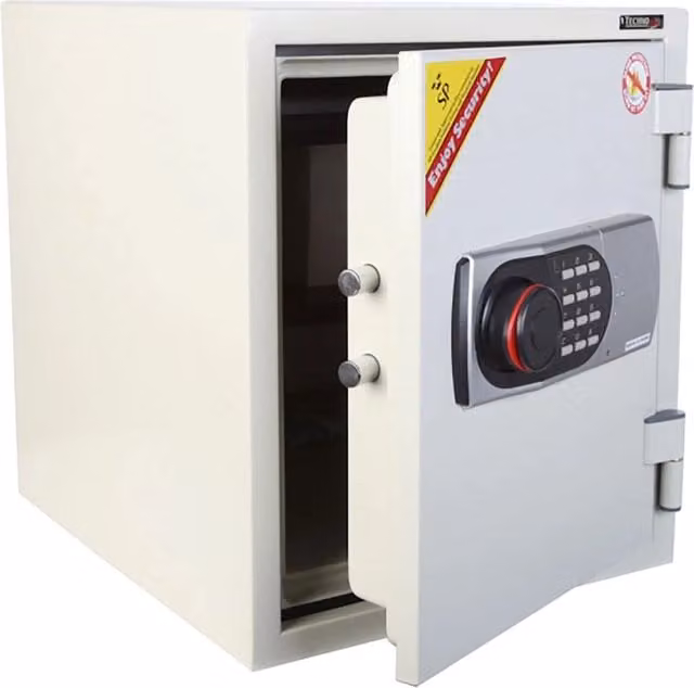 Cassaforte Ignifuga Elettronica Technomax 30 Bianca per Documenti con Protezione 60 Minuti – 1