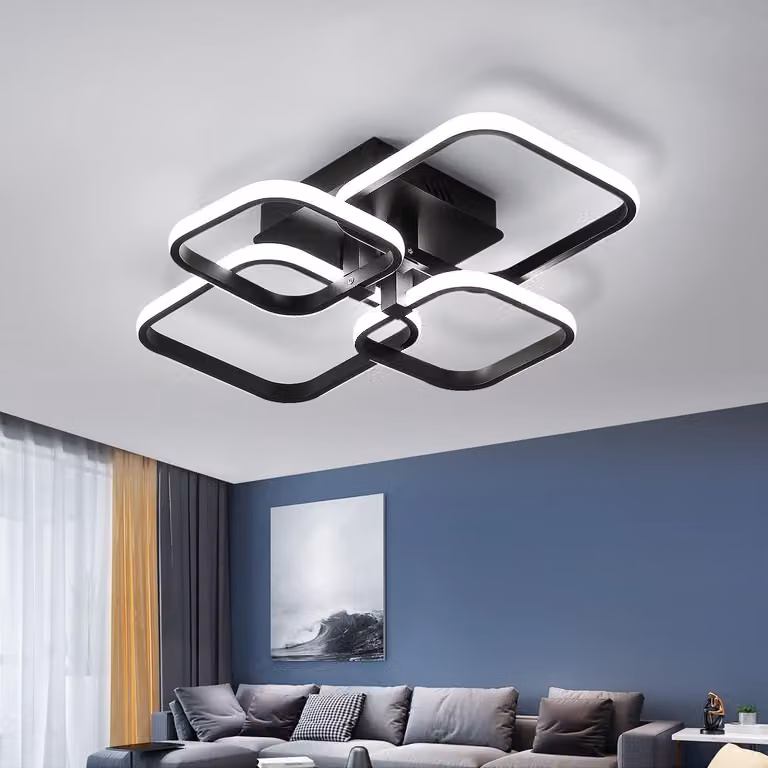 Comely, lampada a LED da soffitto, 60W, lampada per il soggiorno, design moderno
