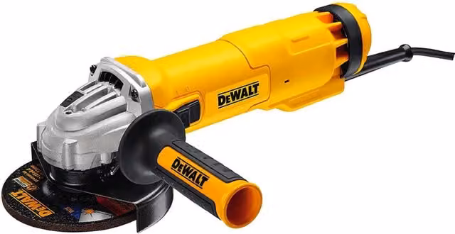 Mini-Smerigliatrice DeWalt DWE4207-QS da 1010 W Gialla – 1