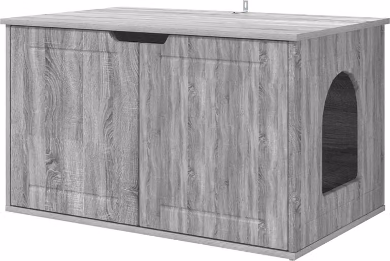 Casa per Gatti Grigio Sonoma 85 x 55 x 50,5 cm