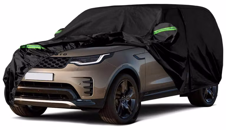 Copertura impermeabile per auto, compatibile con Land Rover Discovery 3/4 (modello L462) dal 2004 al 2025, copertura completa per tutte le condizioni atmosferiche, protezione dai raggi UV, resistente al vento