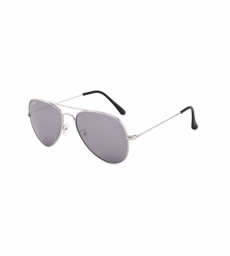 GianMarcoVenturi Occhiali Sole Aviator Argento Specchio Calibro Large 62