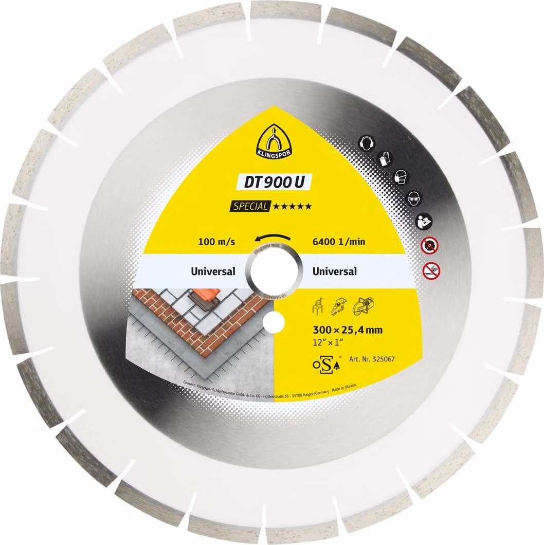 DT 900 U dischi da taglio diamantati, 400 x 3,6 x 30 mm 24 segmenti, 349245
