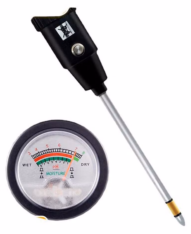 Misuratore di umidità del terreno ad alta precisione, tester di pH, strumento di rilevamento portatile per giardinaggio, agricoltura e coltivazione, dispositivo di rilevamento portatile