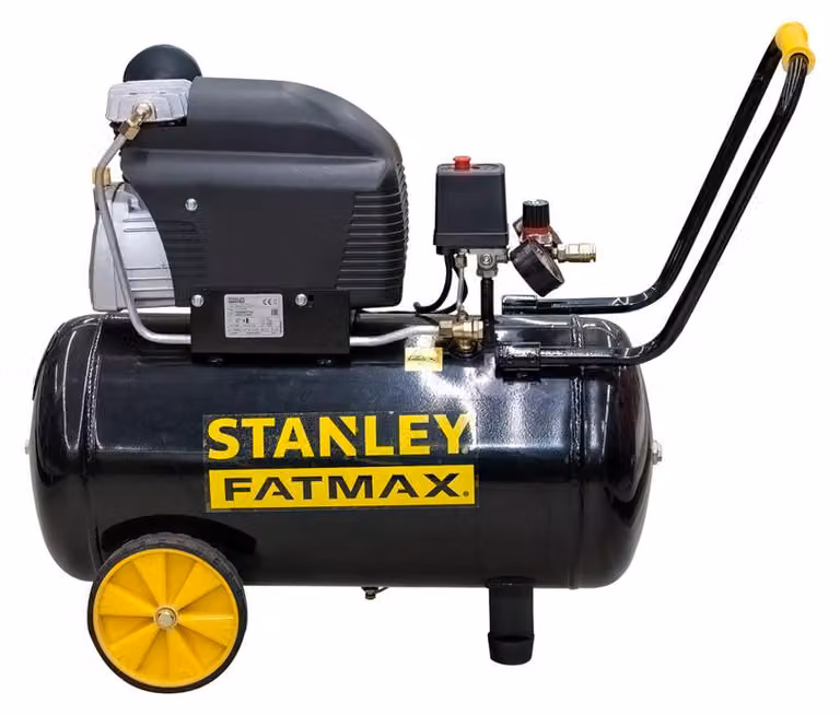 Stanley - Compressore professionale - Lubrificato a olio - Orizzontale - 50 L / 2 hp / 8 bar
