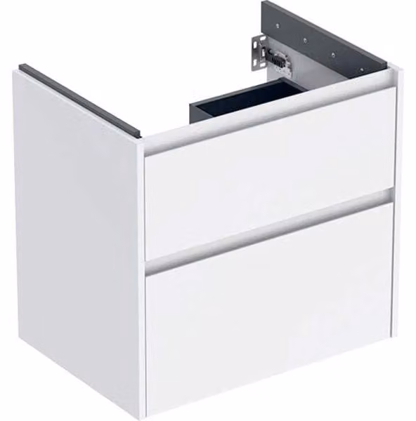 Geberit Renova Plan armoire sous lavabo, avec deux tiroirs, 64,4x60,6x44,6cm, 504.028.01.1, 504.028.01.1