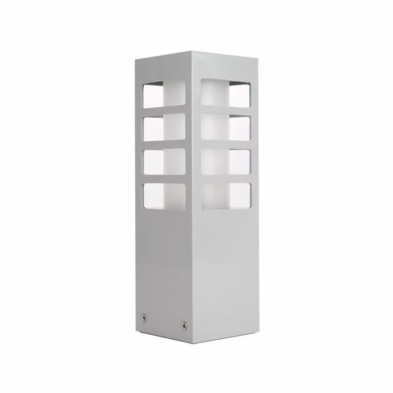 Paletto da giardino 25 cm 1xE27 argento IP54 SU-MA RADO RADO III 3 AL
