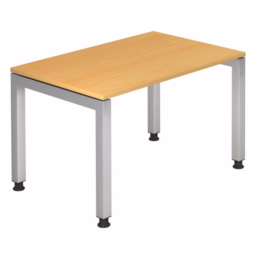 HAMMERBACHER JS12 höhenverstellbarer Schreibtisch buche rechteckig