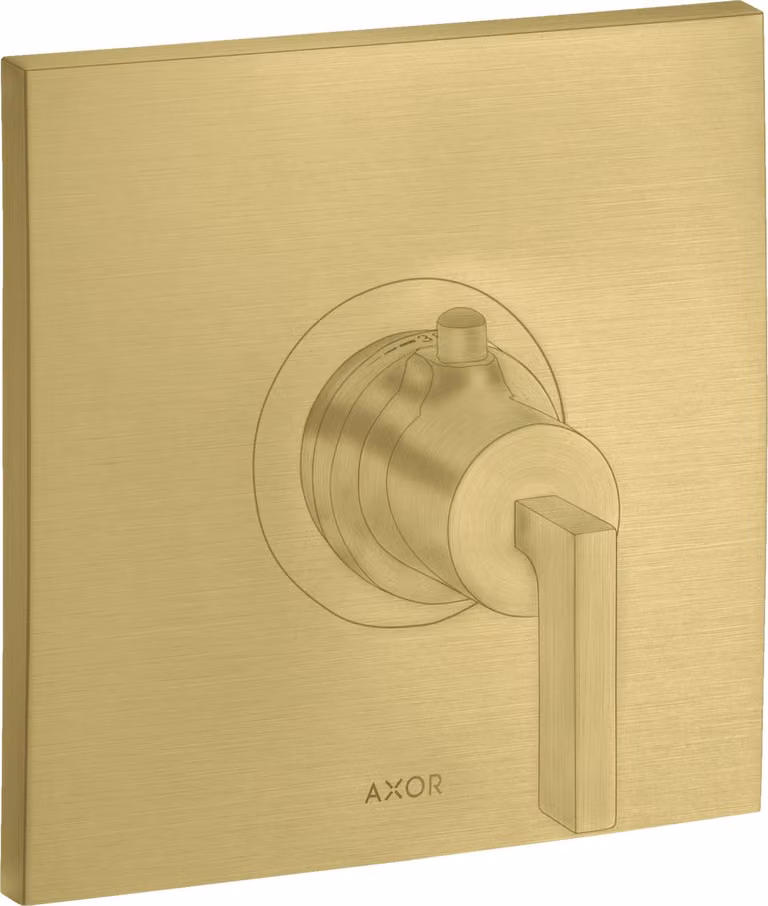 hansgrohe AXOR Citterio Thermostat 59 l/min Thermostat encastré à haut débit, poignée à levier, 39711950, 39711950
