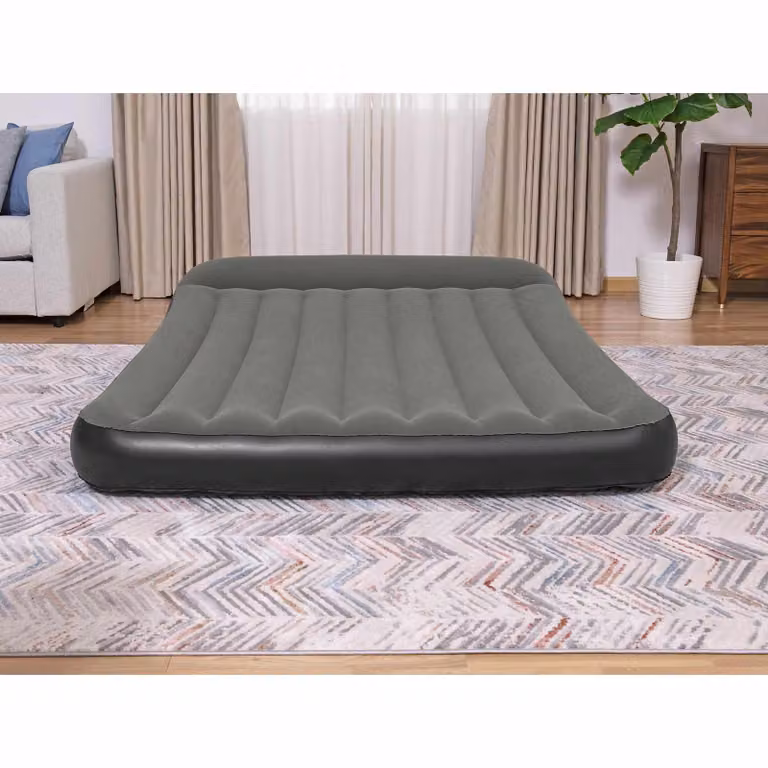 Materasso ad aria Bestway per 2 persone, Nero e Grigio, L/P/H: 203 x 152 x 30 cm