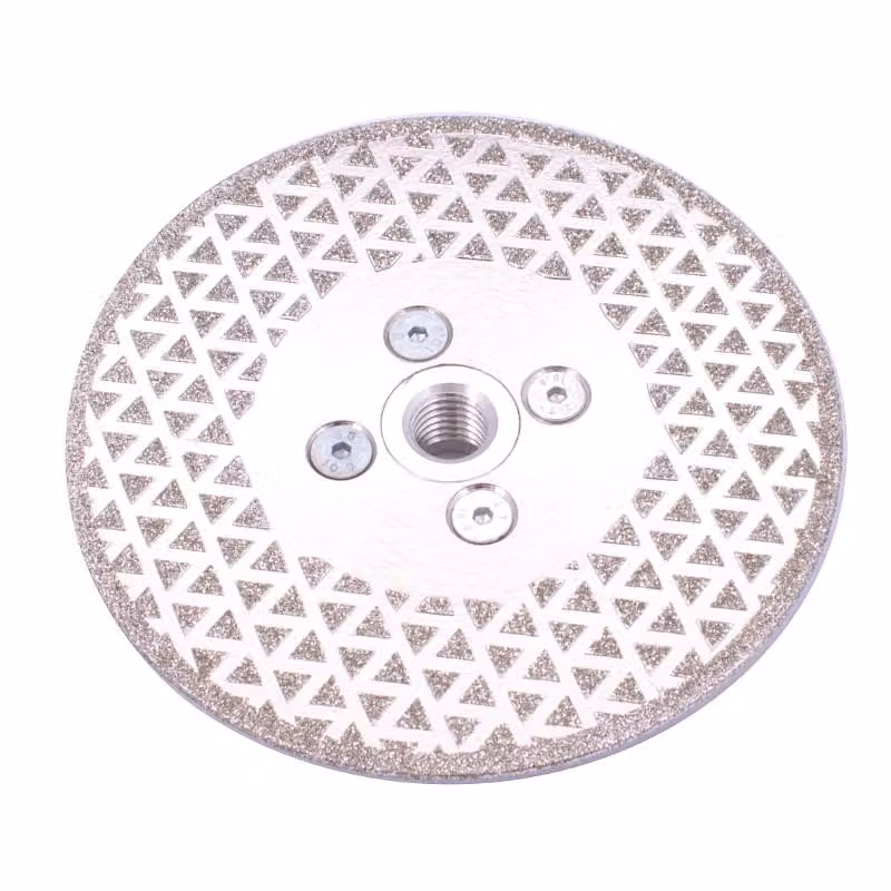 Disco diamantato da 125 mm con flangia per piastrelle in gres porcellanato