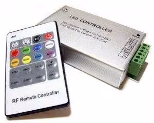 Controller radio e telecomando per strisce LED RGB Controller radio Eko-light EKST1802