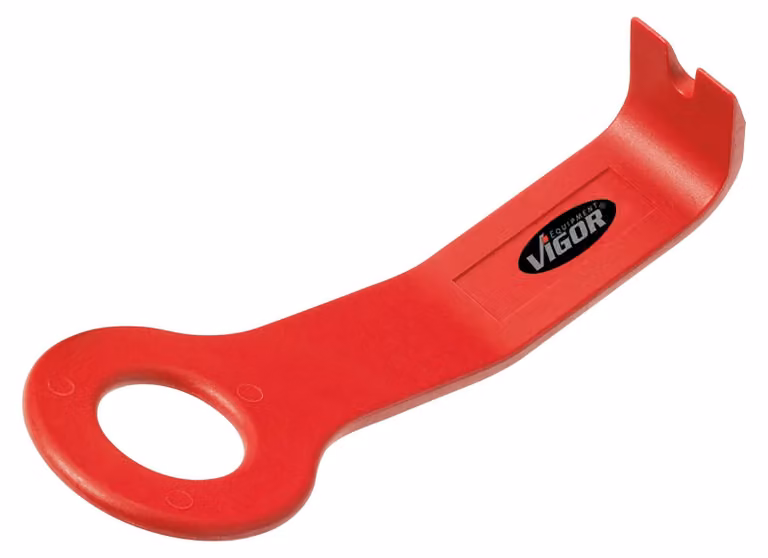 VIGOR Leva di sgancio e sganciatore a clip con occhiello di traino V2492 30 mm