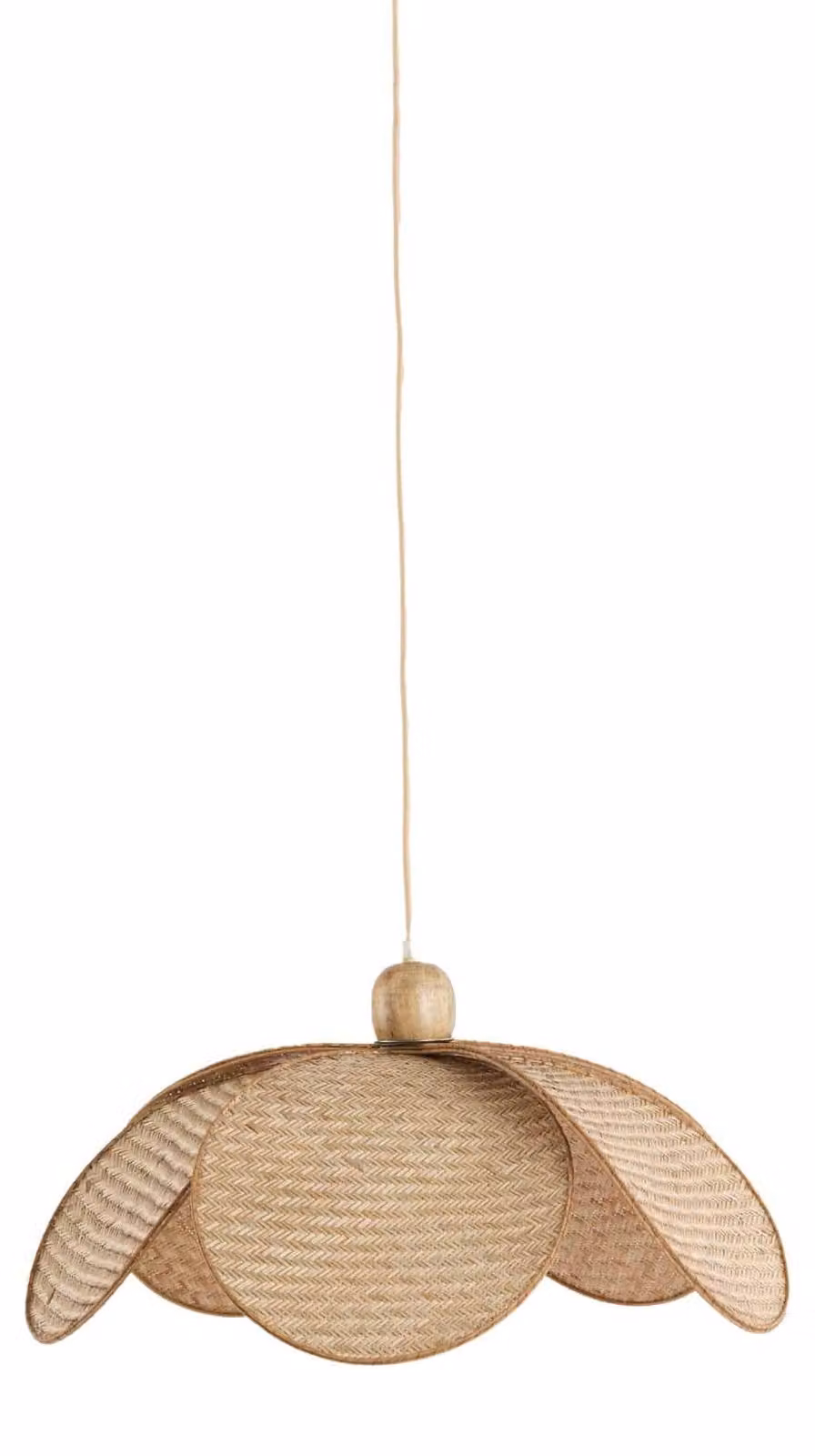 Lampada a sospensione - naturale - Lavrio - materiali vegetali - E27 - 2984733 - Light & Living