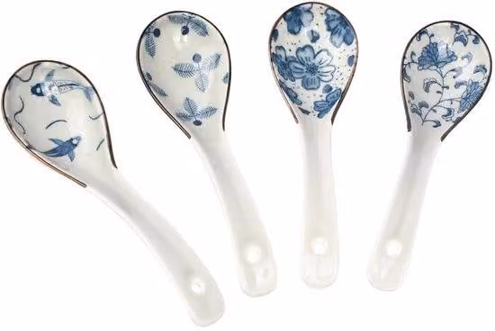 Set di secchielli in Vetroceramica - 4 pezzi - Stile asiatico - Materiale di alta qualità