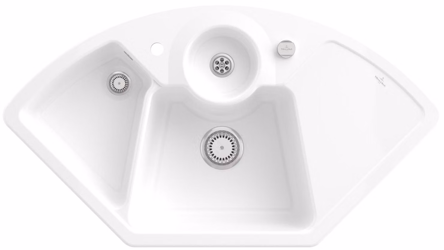 Villeroy & Boch 670802R1 Eck-SP Solo Eck 1075x600mm Exc-Garn.