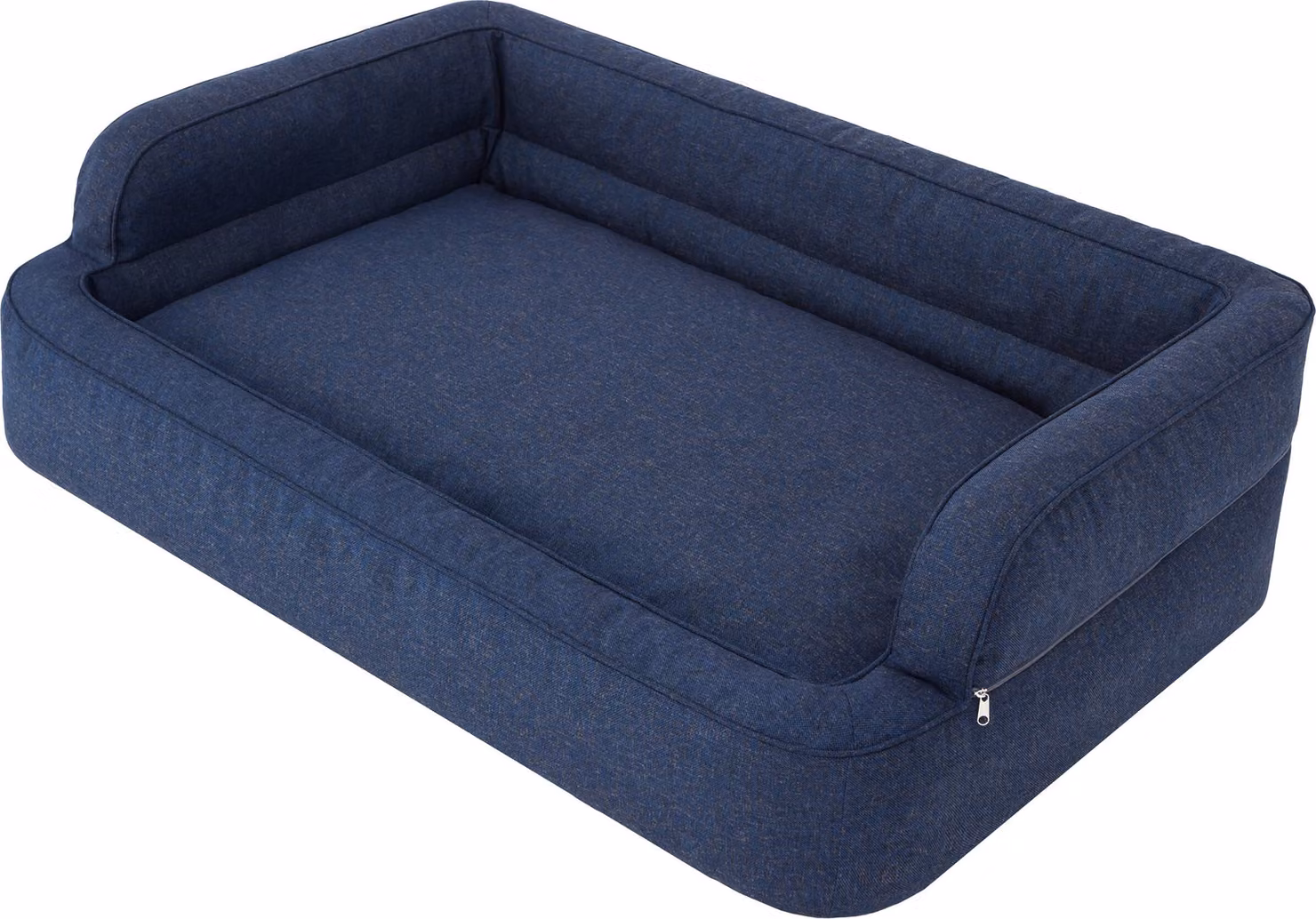Letto per cani, arredamento per animali, letto per gatti, sfoderabile, cesto per cani, cuscino per cani, lettino per cani, posti letto, divano per cani, blu navy, XL: 96x62 cm