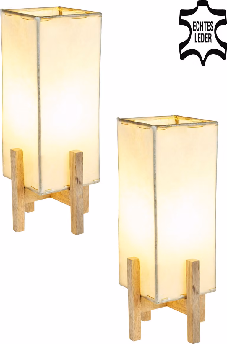 sET di 2 Janka naturale con struttura marrone