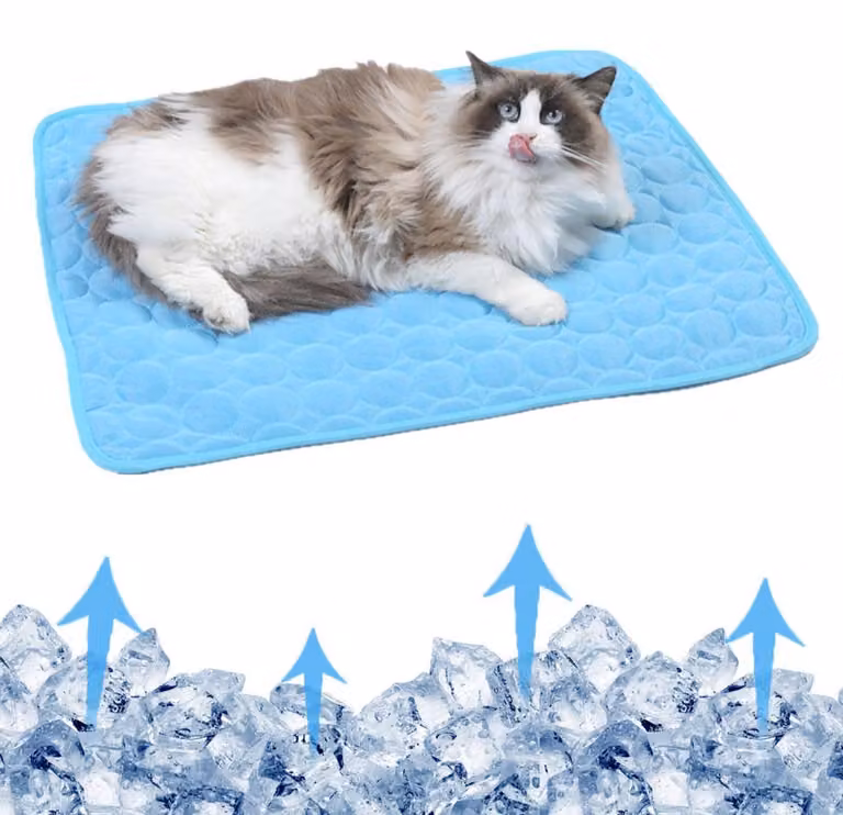 Tappetino refrigerante per animali domestici, auto-raffreddante, 60 x 50 cm