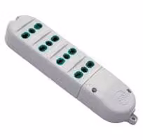 Multipresa 4 Posti Bipasso Senza Cavo - bianca 41022