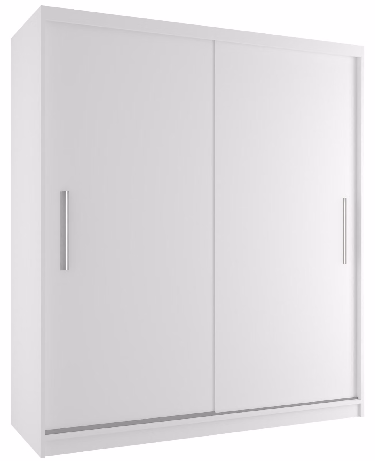 Grande armadio TIMPAS da 158 cm con ante scorrevoli BIANCO