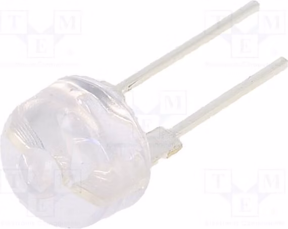 1 LED, angolo di emissione 12°, 10 mm, 90000-120000 mcd, giallo, OSY5XAAC11U, diodi LED a foro passante (THT), 10 mm