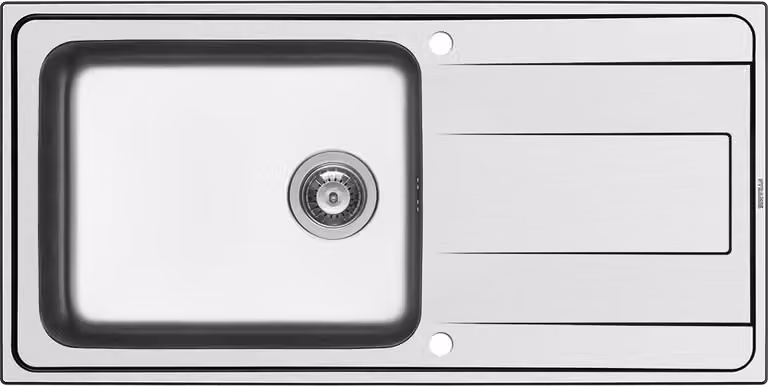 Lavello in acciaio inox Pyramis ALEA 100x50 1B1D