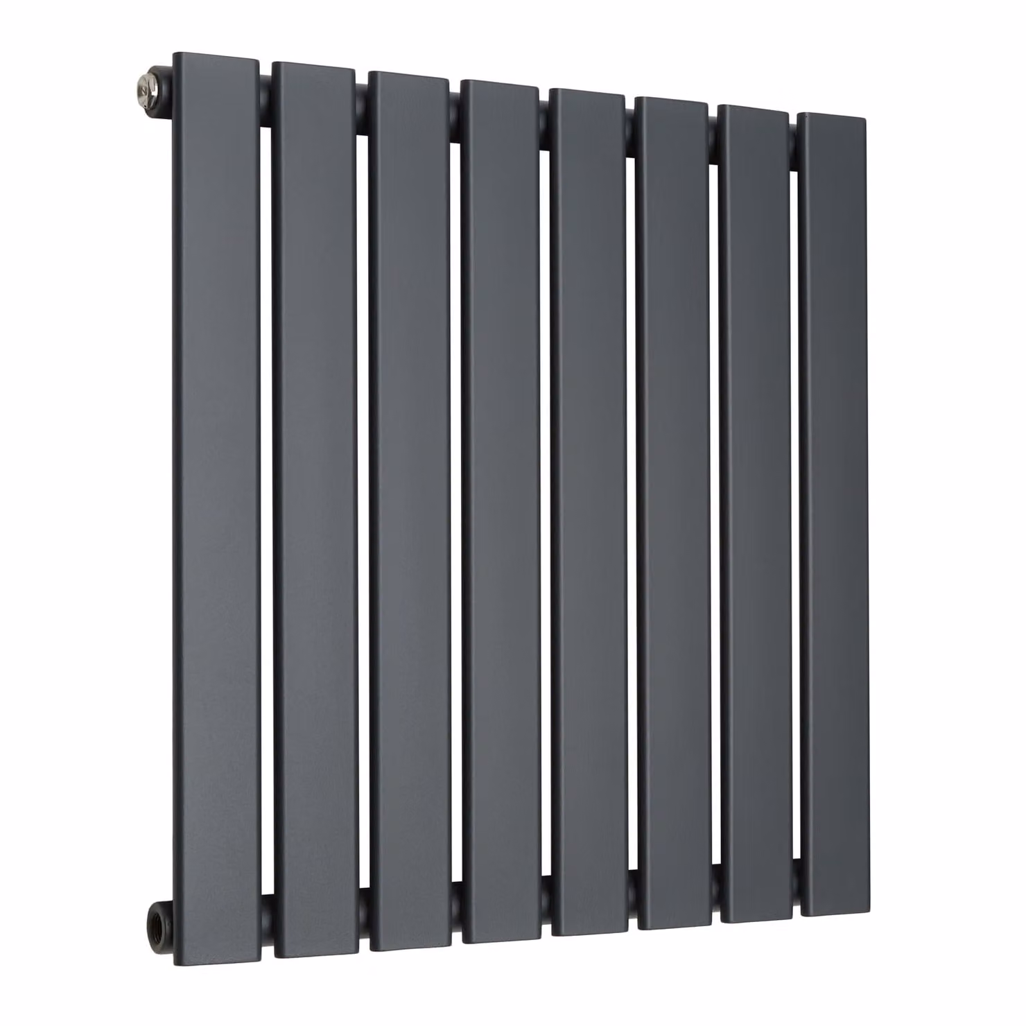 Radiatore di Design Orizzontale Piatto - Antracite - 595mm x 560mm (Pannello Singolo) - Sterling Arlie by Hudson Reed