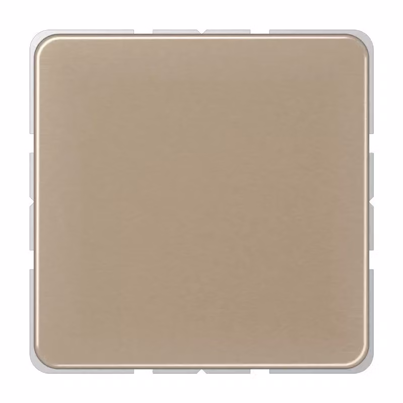 Copertura cieca in bronzo dorato con anello di supporto - Piastra di copertura per bronzo cieco CD 594-0 GB