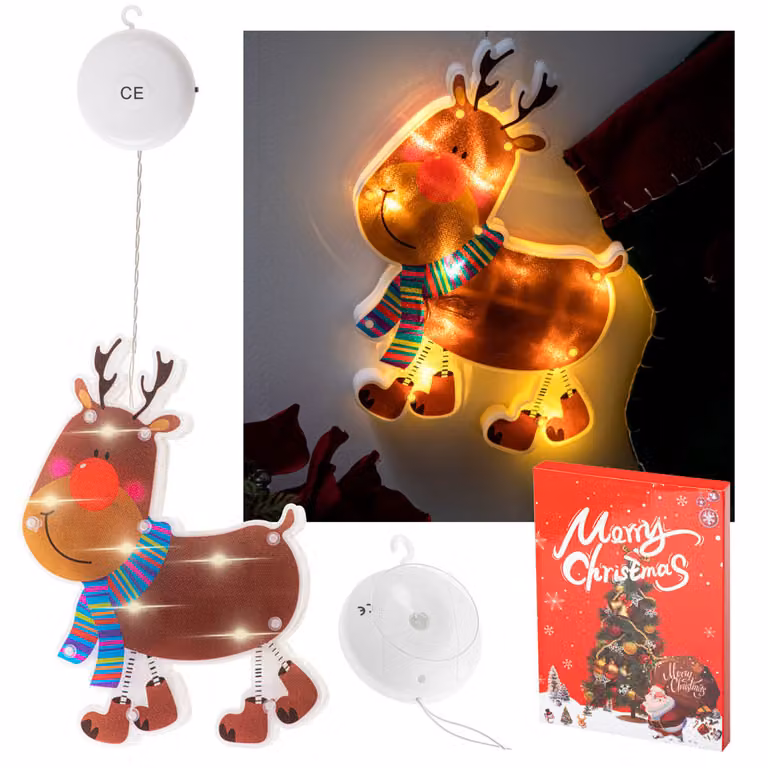 Lampade a sospensione a LED Decorazione natalizia renna