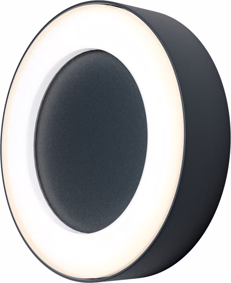 LEDVANCE Lampada da parete e soffitto a LED, apparecchio per applicazioni esterne, bianco caldo, 202,0 mm x 45,0 mm, ENDURA STYLE RING