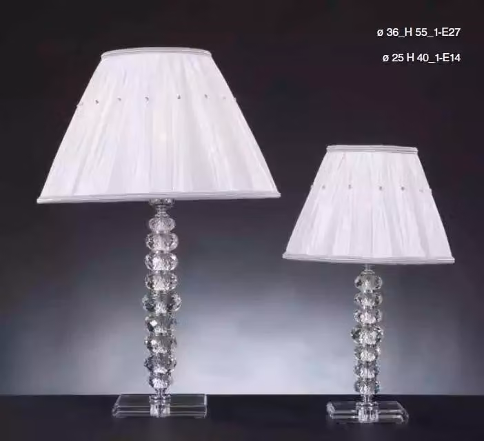 Tischlampe Weiße Tischlampe Kristallkronleuchter Moderne Lampen