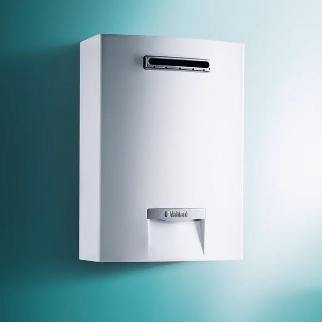 Scaldabagno a gas metano Vaillant OutsideMag 17 l/min bianco