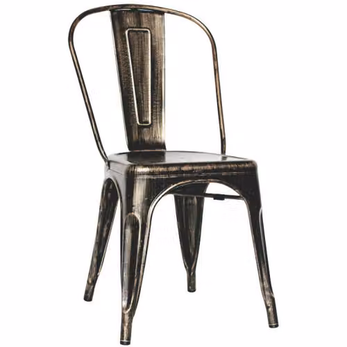 Sedia look industrial effetto anticato San Francisco