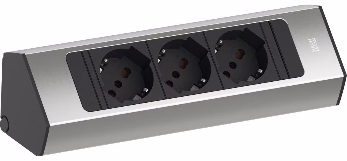 BACHMANN CASIA2 3xP40, 2,0 m AEH, effetto acciaio inox, Italia