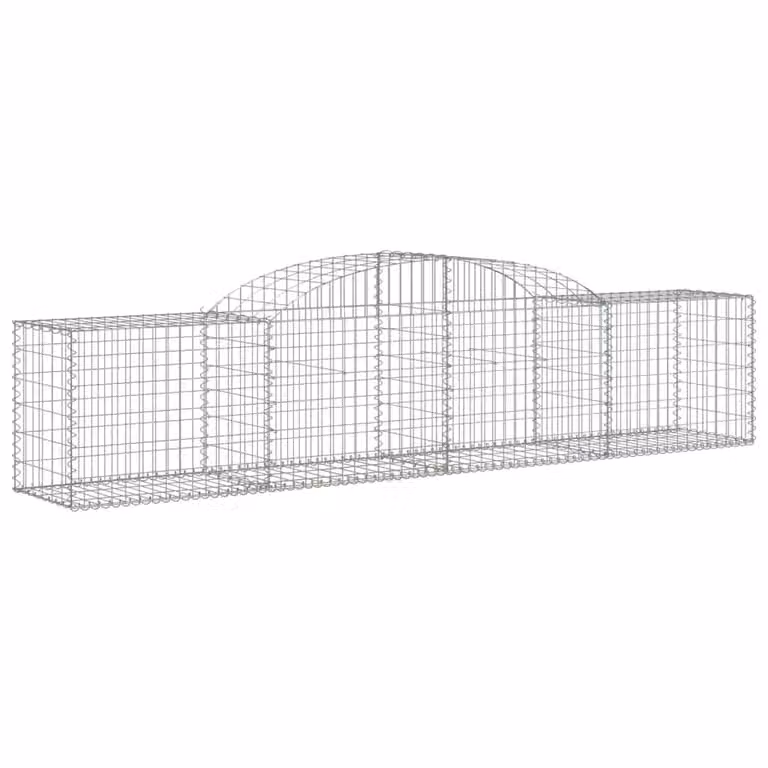 Cesto Gabbione ad Arco 300x50x60/80 cm Ferro Zincato