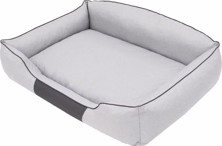Lettino per cani "Royal" -85x65cm- Robusto con schienale alto, morbidamente imbottito | Pillowprim