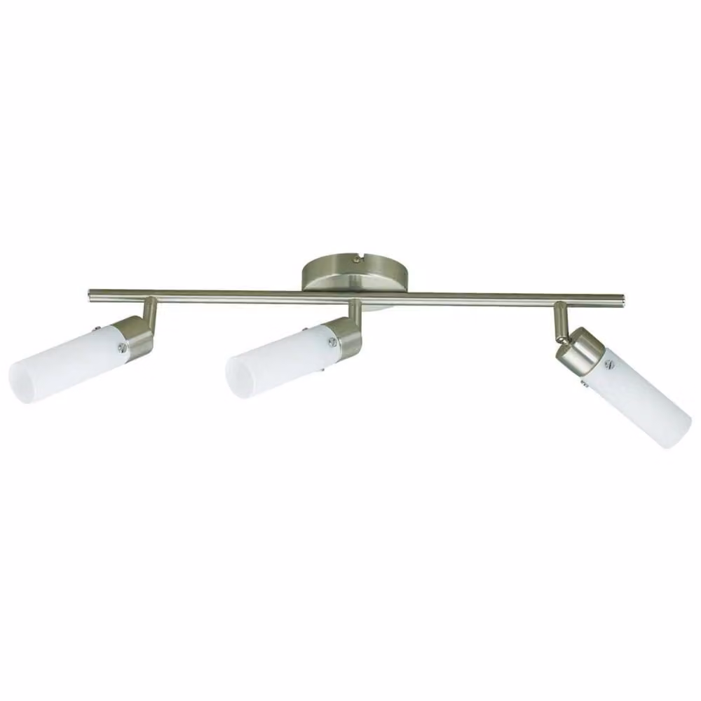 Plafoniere CONCORDIA - 3xE14, 9W, argento / bianco