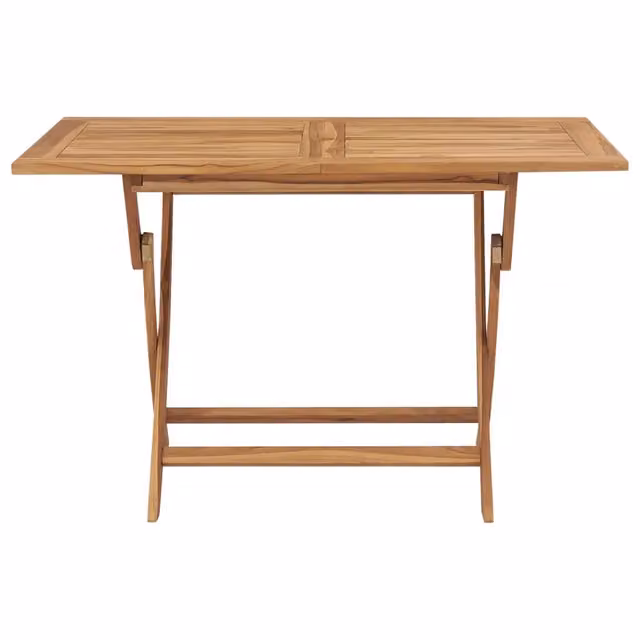 Tavolo Pieghevole da Giardino | Tavolino da esterno 120x70x75 cm in Massello di Teak