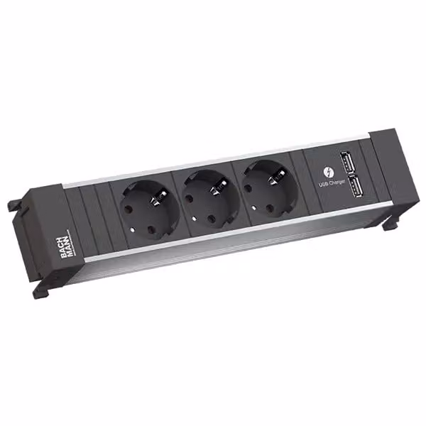 Bachmann POWER FRAME Medium - Rahmen für Steckdosenleiste (916.173)